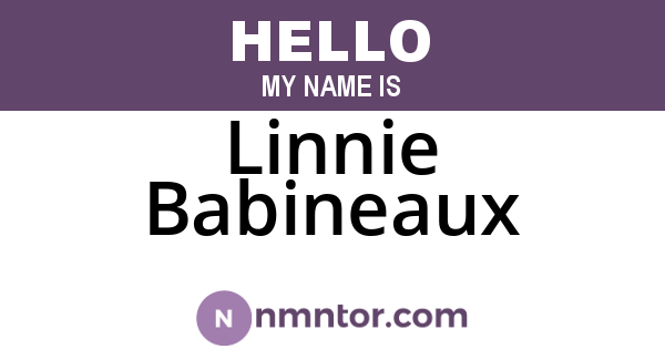 Linnie Babineaux