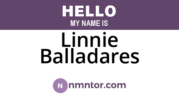 Linnie Balladares