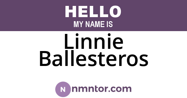 Linnie Ballesteros