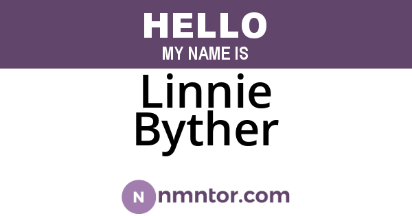 Linnie Byther