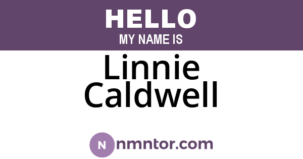 Linnie Caldwell