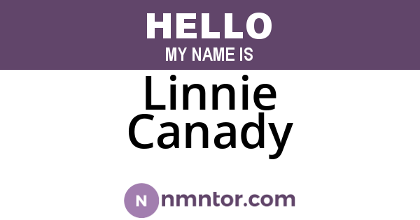 Linnie Canady