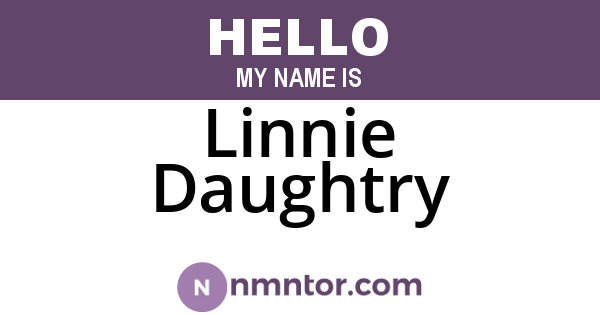 Linnie Daughtry
