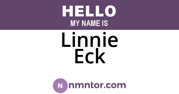 Linnie Eck