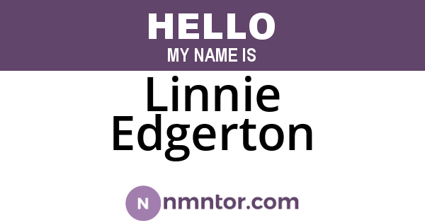 Linnie Edgerton