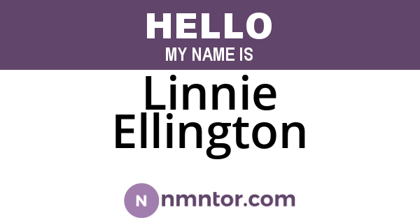 Linnie Ellington