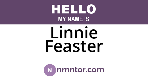 Linnie Feaster