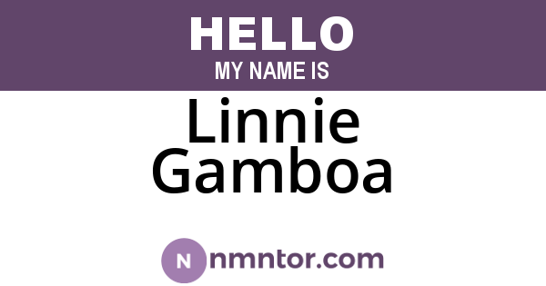 Linnie Gamboa