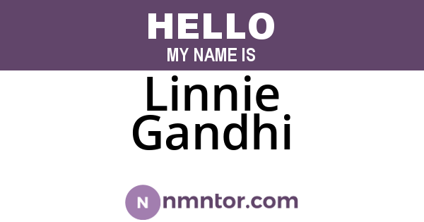 Linnie Gandhi