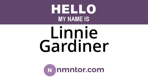 Linnie Gardiner