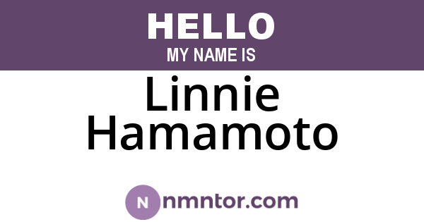 Linnie Hamamoto