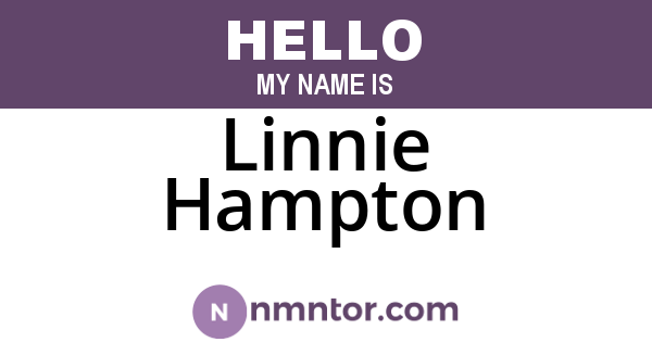 Linnie Hampton