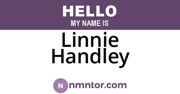 Linnie Handley