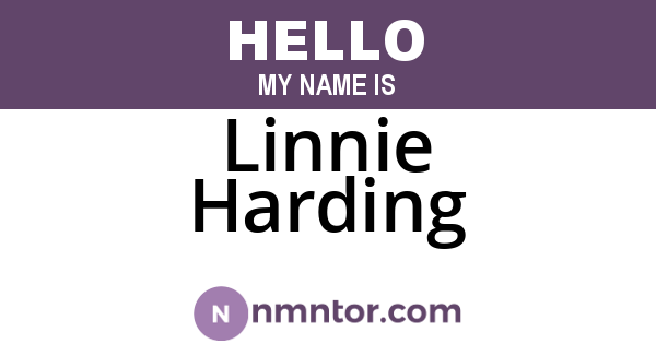 Linnie Harding