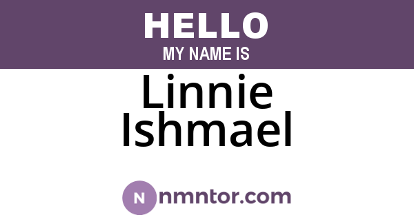 Linnie Ishmael