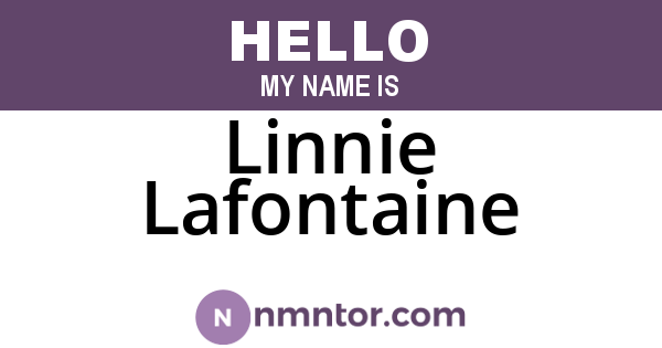 Linnie Lafontaine