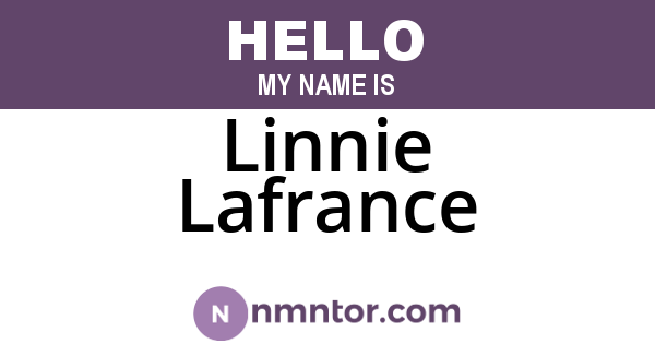 Linnie Lafrance