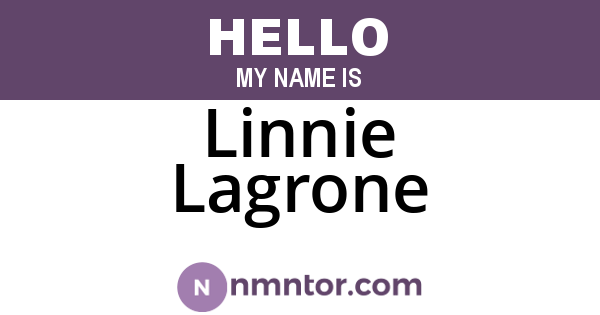 Linnie Lagrone