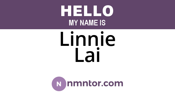 Linnie Lai