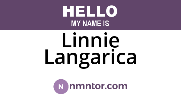 Linnie Langarica