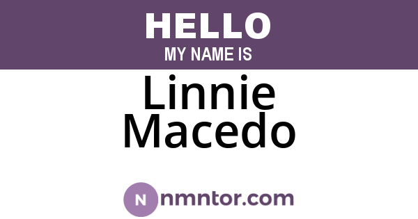 Linnie Macedo