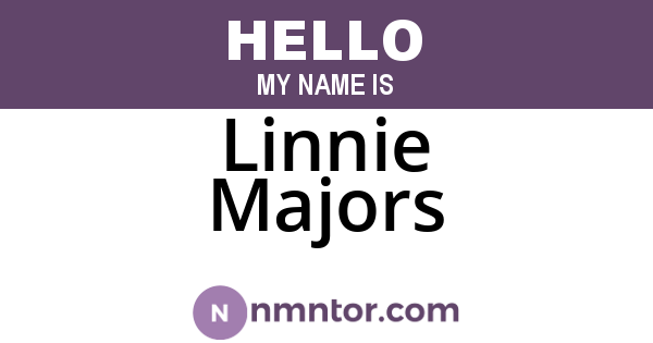 Linnie Majors