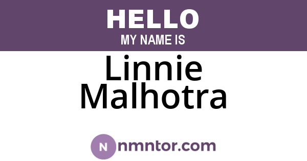 Linnie Malhotra