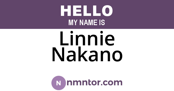 Linnie Nakano