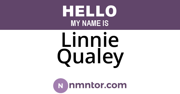 Linnie Qualey