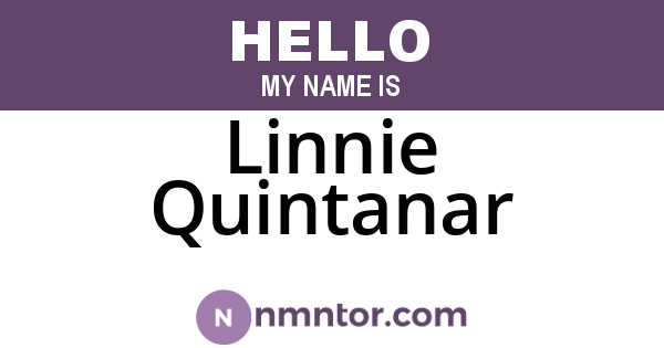 Linnie Quintanar