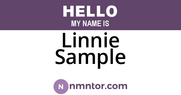 Linnie Sample