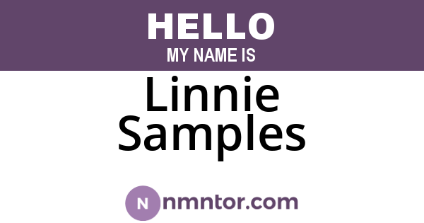 Linnie Samples