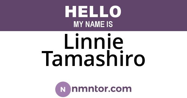 Linnie Tamashiro