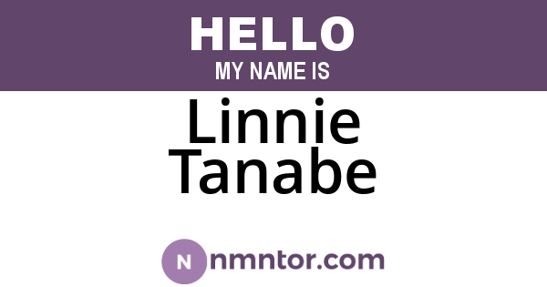 Linnie Tanabe