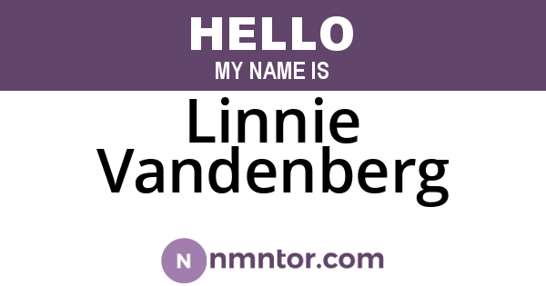 Linnie Vandenberg