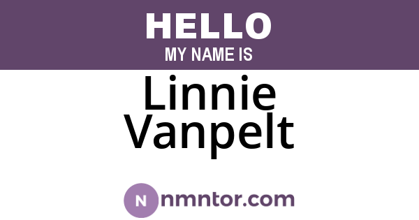 Linnie Vanpelt