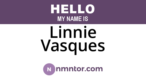 Linnie Vasques