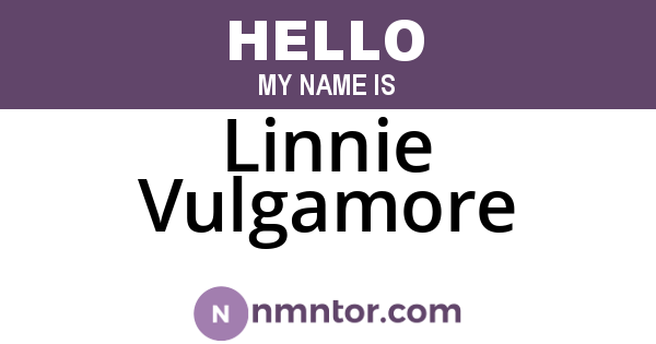 Linnie Vulgamore