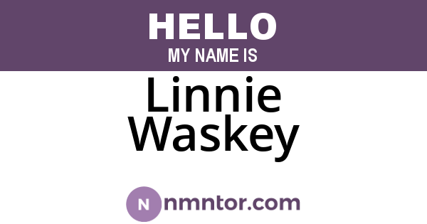 Linnie Waskey