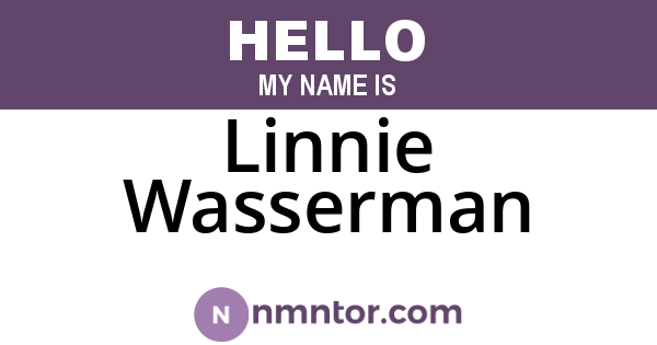 Linnie Wasserman