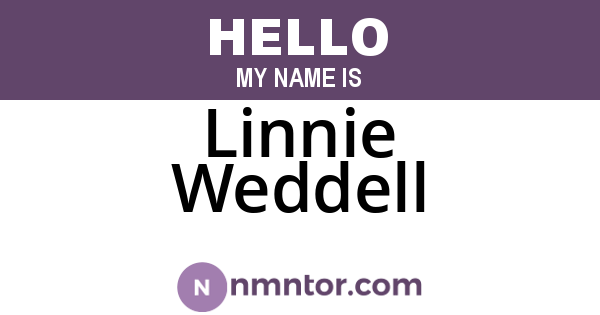 Linnie Weddell
