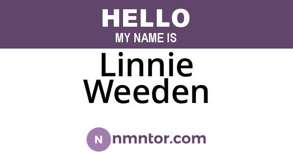 Linnie Weeden