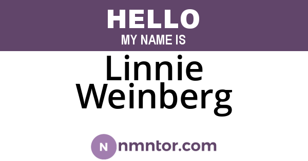 Linnie Weinberg