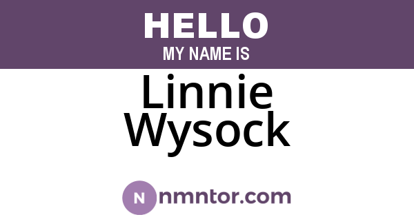 Linnie Wysock