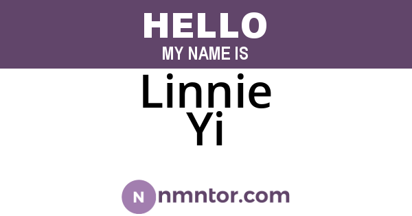 Linnie Yi