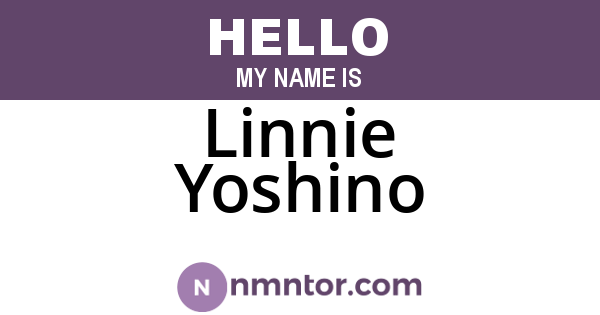 Linnie Yoshino
