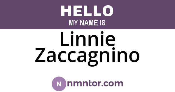 Linnie Zaccagnino