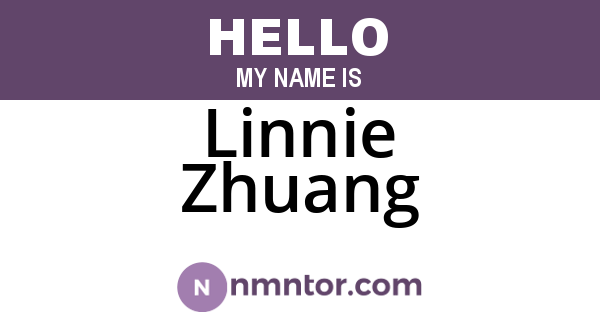 Linnie Zhuang