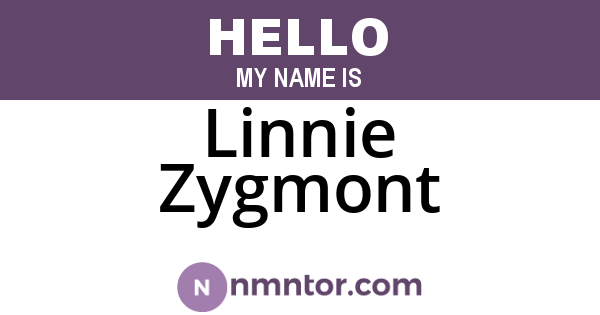 Linnie Zygmont