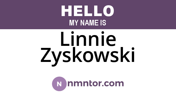Linnie Zyskowski